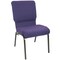 Flash Furniture Advantage Eggplant Church Chair 18.5 in. Wide